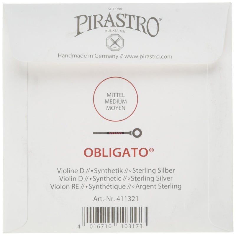 Pirastro Obligato Violin Strings Set with Steel E Ball End - Image 2